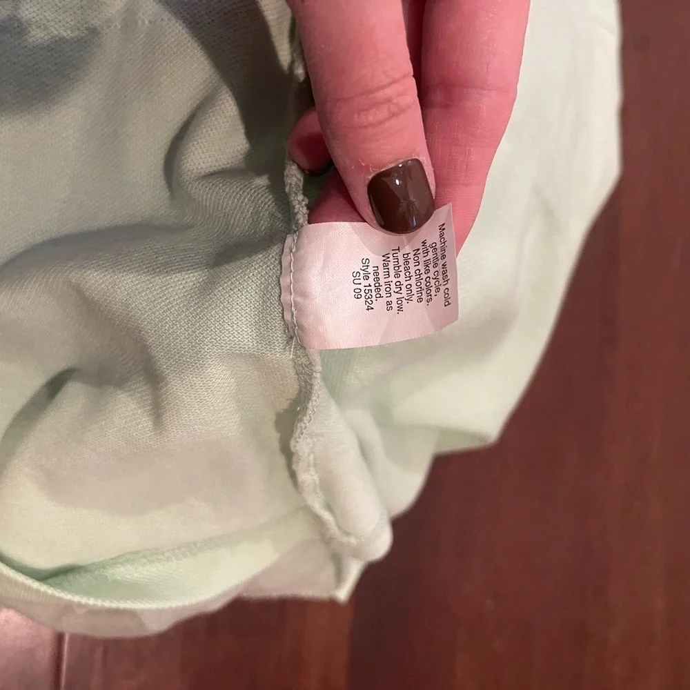 nwt J. Crew Mint Green Sleeveless tank tiered Dress small vintage